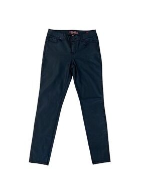 Makers of True Originals jeans black coated shinny super skinny medium rise 28